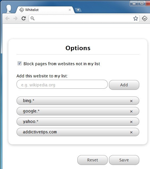 Whitelist