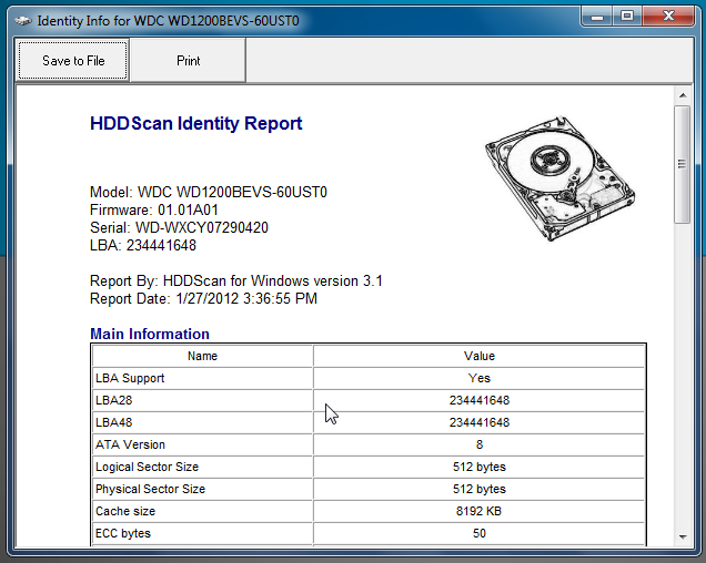 Hard Drive Tool To Perform Surface Scan & SMART Tests - HDDScan
