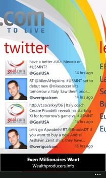 Goal.com WP7 Twitter Goal.com WP7 Twitter