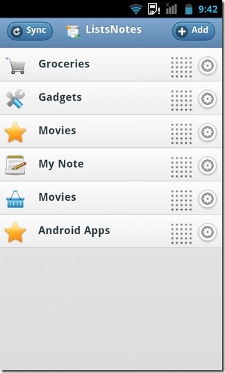 Lists Notes For Android To Do List Manager With Custom Categories