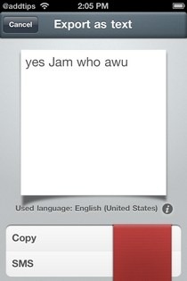 MyScript Memo Converted Text MyScript Memo Converted Text