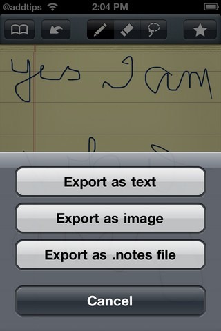 MyScript Memo Export MyScript Memo Export