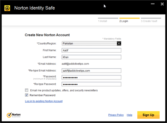 Norton Identity Safe Norton Identity Safe