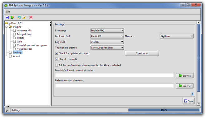 PDF Split and Merge basic Ver. 2.2.1.png Settings