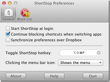 ShortStop general ShortStop general