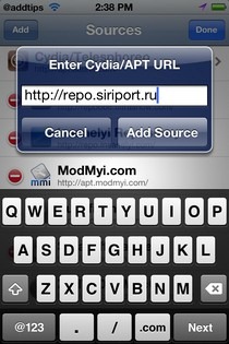 SiriPort Cydia repo