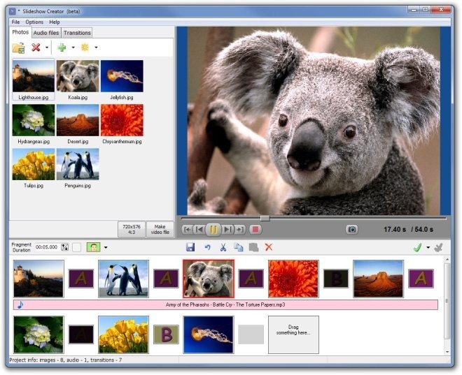 Slideshow Creator Create Slideshows With Audio & Transition Effects