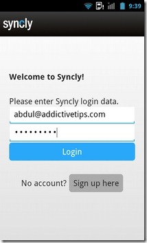 Syncly-Android-Login Syncly-Android-Login