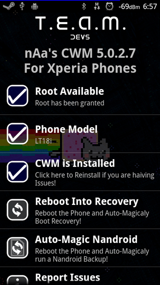 Xperia CWM Auto-Instaler