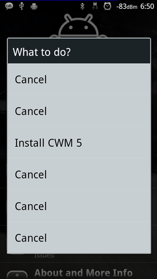 Xperia CWM Auto-Instaler