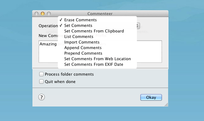 Commenteer preferences Commenteer preferences