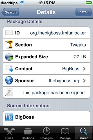 FMFUnlocker Cydia