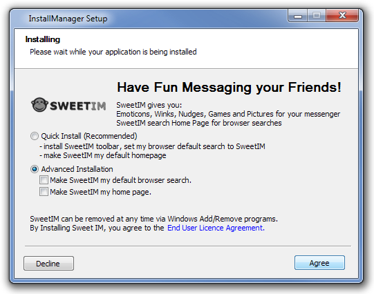 InstallManager Setup InstallManager Setup