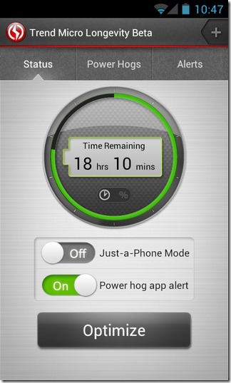 Longevity-Battery-Saver-Status Longevity-Battery-Saver-Status
