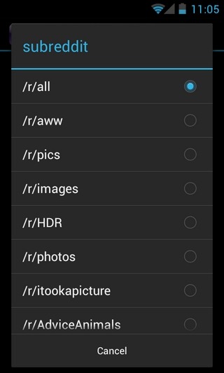 Reddit-Stream-Android-Subreddits