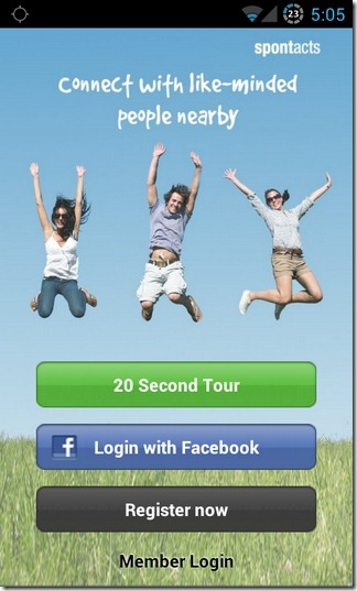 Spontacts-Android-Login Spontacts-Android-Login