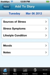 Stress Tracker Diary Settings Stress Tracker Diary Settings