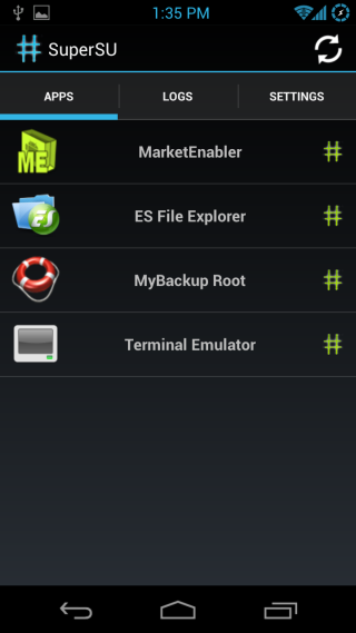 SuperSU Android Apps SuperSU Android Apps
