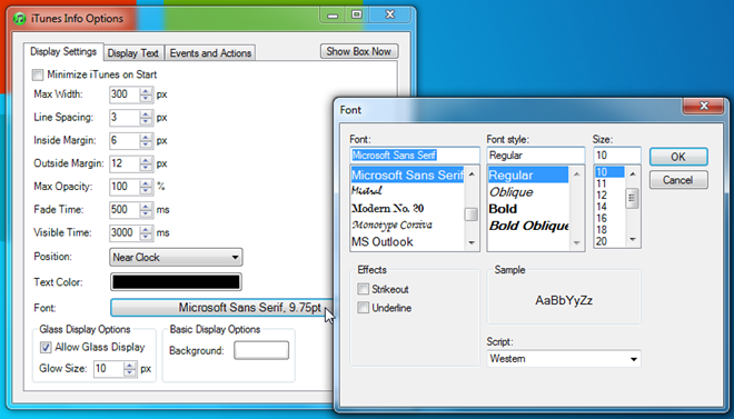display settings tab display settings tab