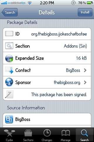 iJokes Cydia