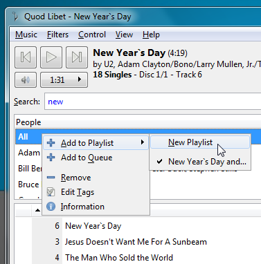 quod libet create playlist quod libet create playlist
