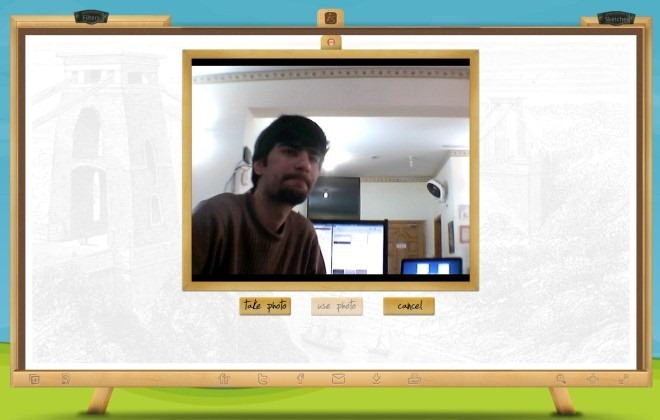 uSketch take photo uSketch take photo