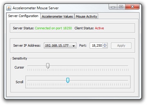 Accelerometer-Mouse-Android-PC-Client