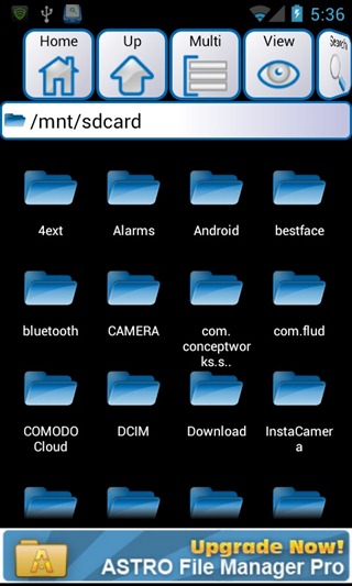 Astro File manager-2