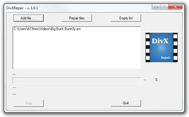 DivXRepair DivXRepair