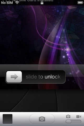 Invisible Lockscreen Camera iOS 5.1
