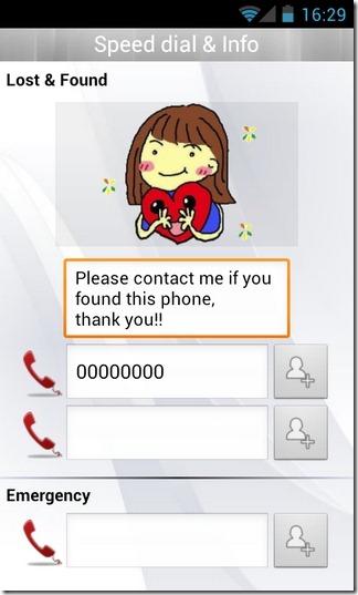 Mirage-Android-Speed-Dial