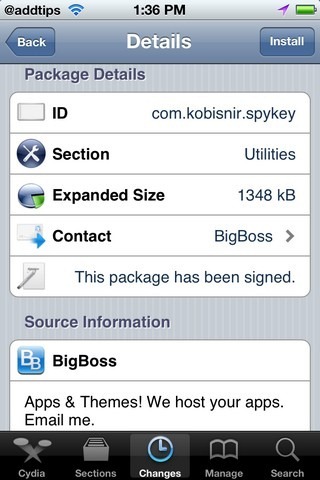 SpyKey Cydia SpyKey Cydia