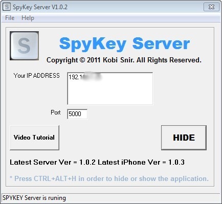 SpyKey Desktop Server SpyKey Desktop Server