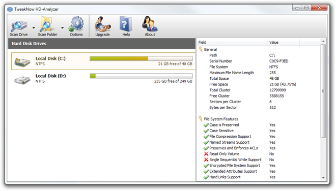 TweakNow HD-Analyzer TweakNow HD-Analyzer