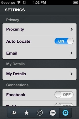about.me Settings about.me Settings