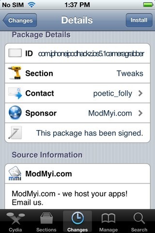 iOS5.1 Camera Lockscreen