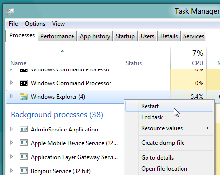 6restart explorer1 6restart explorer1