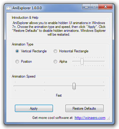 How To Enable Hidden Explorer UI Animations In Windows 7 & Windows 8 How To Enable Hidden Explorer UI Animations In Windows 7 & Windows 8