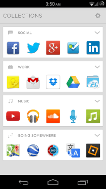 Aviate Launcher for Android Collections