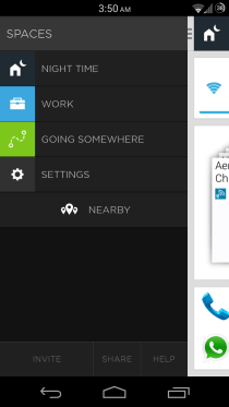 Aviate Launcher for Android Navigation Drawer