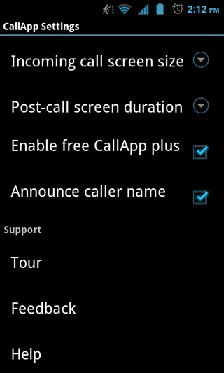 CallApp-Android-Settings CallApp-Android-Settings