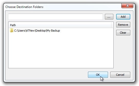 Choose Destination Folders Choose Destination Folders