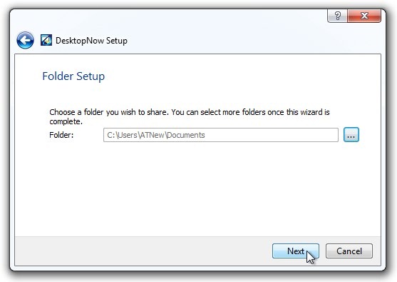 Choose Folder Choose Folder