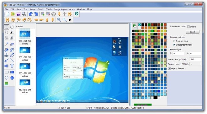 Falco GIF Animator - Untitled2  Current target format is