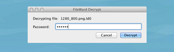 FileWard DES decrypt