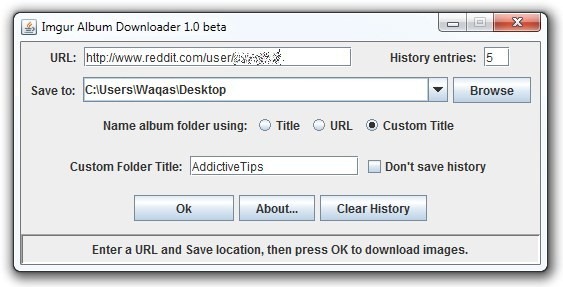 Imgur Album Downloader Imgur Album Downloader