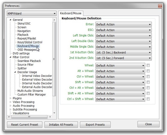 Keyboard and Mouse Keyboard and Mouse