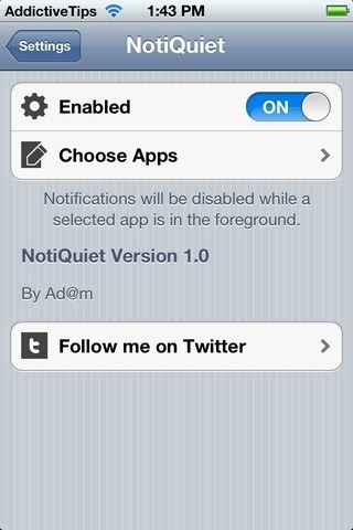NotiQuiet NotiQuiet