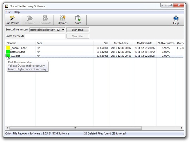 Orion file recovery. Orion file recovery software.