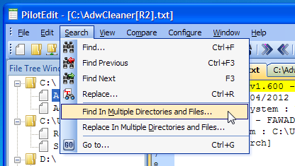 PilotEdit - [CAdwCleaner[R2]